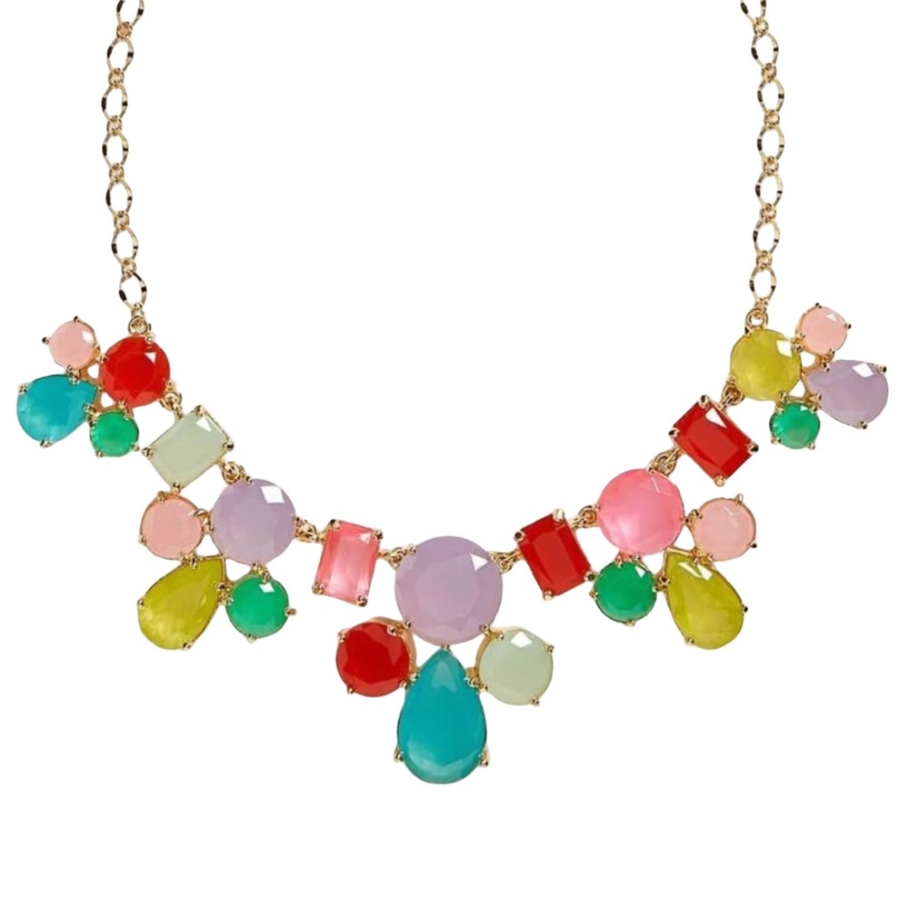 KATE SPADE • Gumdrop Gems Colorful Statement Necklace